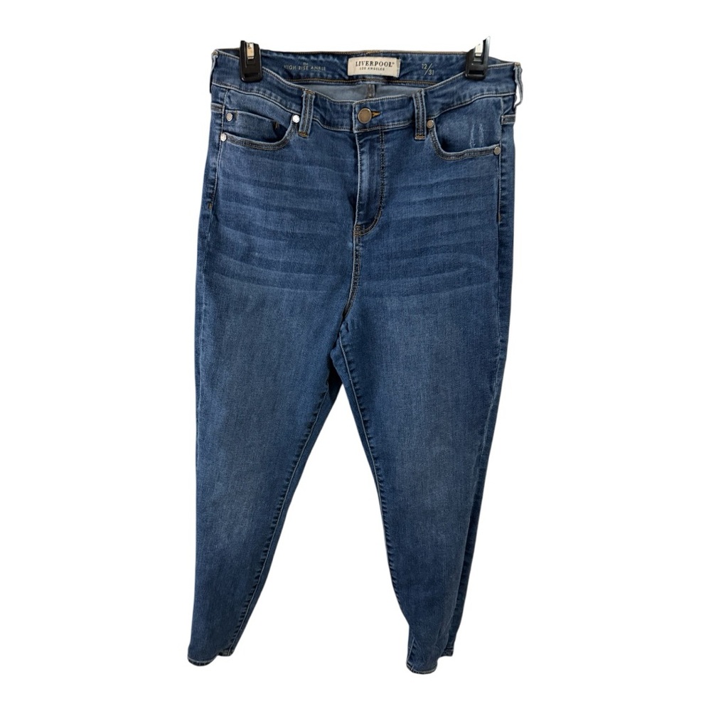 Liverpool High Rise Blue Jeans with Modern Cut